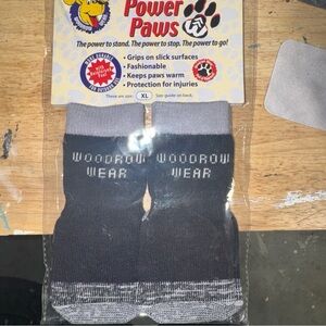 Power Paws by Men’s Black & Gray Non-Slip Socks - XL